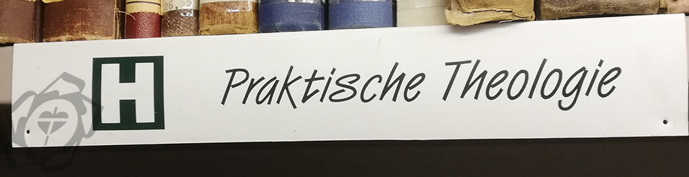 Seminarbibliotheksschild - Rubrik Praktische Theologie